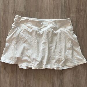 White Lululemon Tennis Skirt